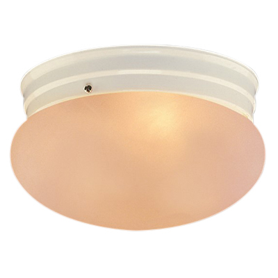 Trans Globe Lighting 3621 WH 2 Light Flush-mount in White